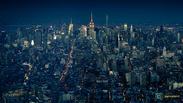 Vistas de New York: Empire State, World Trade Center e Top Of The Rock